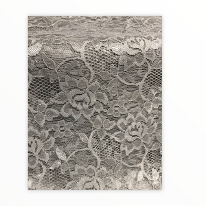 Gray rosette lace